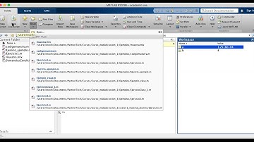 Curso de Matlab: Sesión 1/4