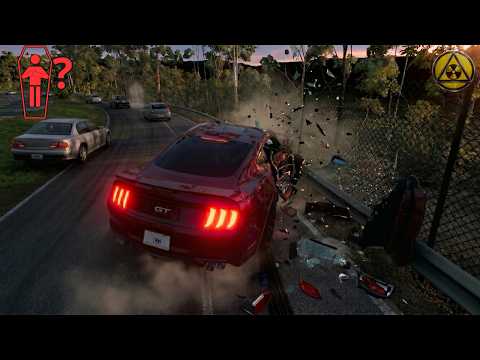BeamNG.drive High-Speed Car Crashes #71 – Who Survives?