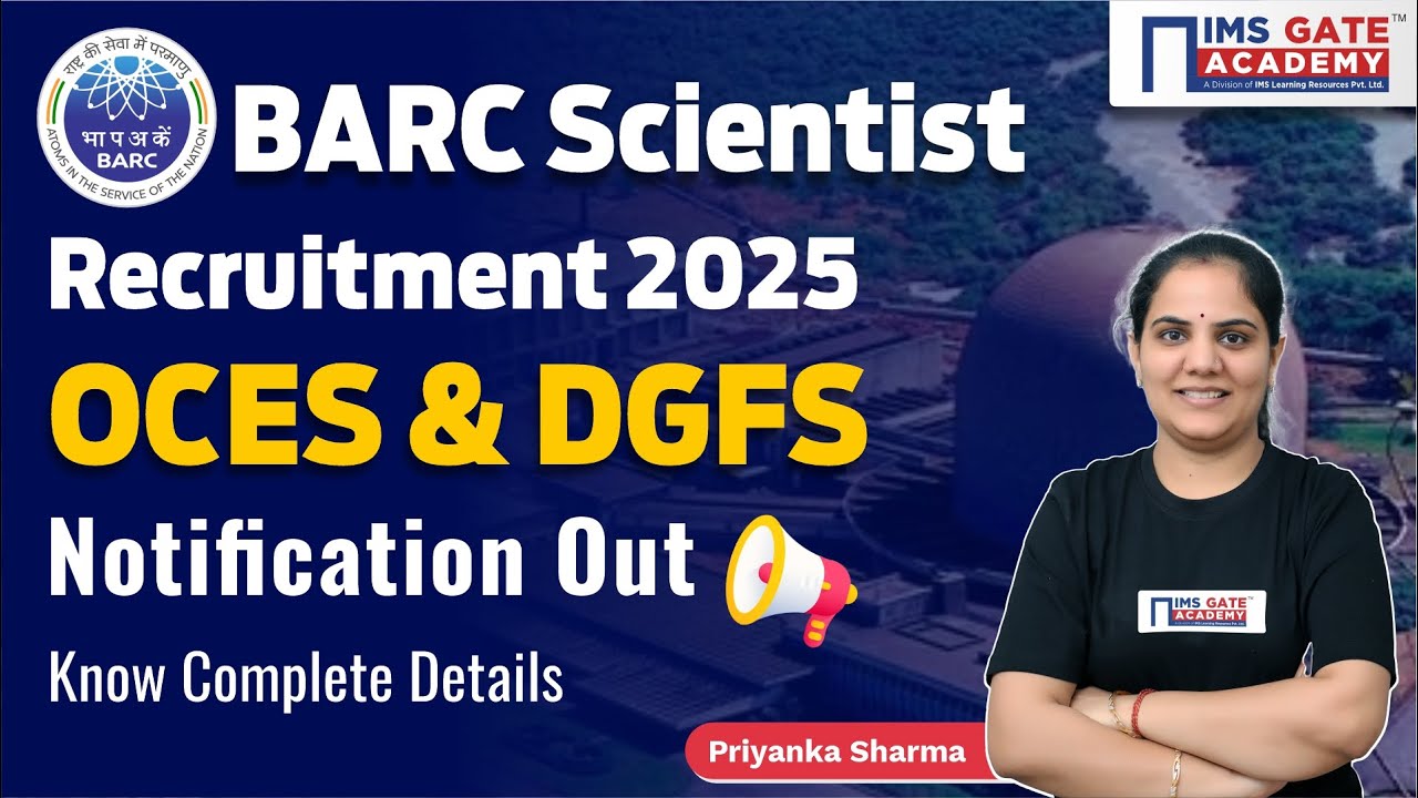 BARC Scientist Recruitment 2025 | BARC OCES & DGFS Syllabus, Salary ...