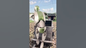 Robots are working very hard on farm work #funny #robots #robotics
