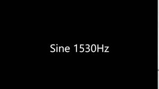 Sine 1530Hz Audio Only