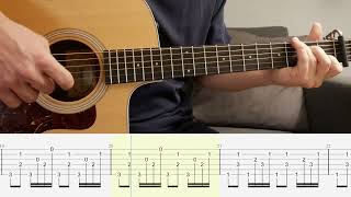 The Art of Putting People in Their Place - Chance Peña - Guitar Tutorial + TABS on screen