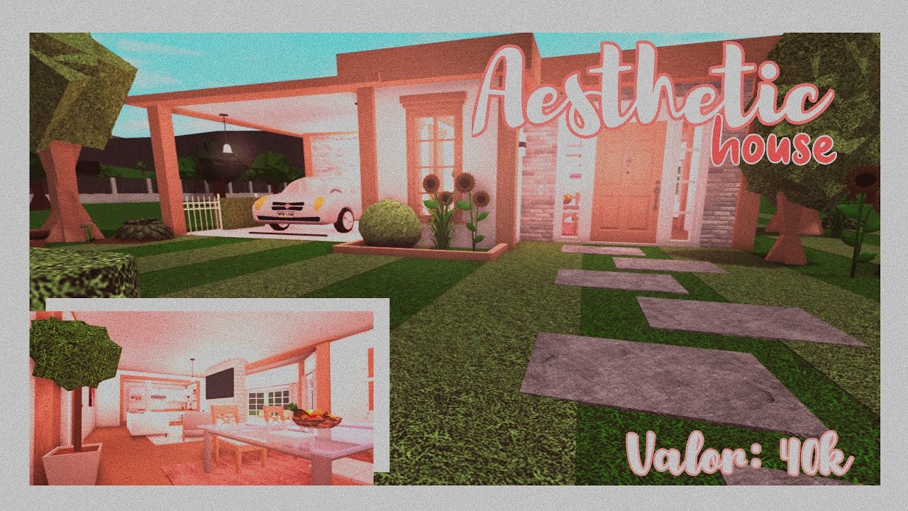 Aesthetic House 🌼 || No Gamepass || Bloxburg Roblox || Valor 40K - YouTube