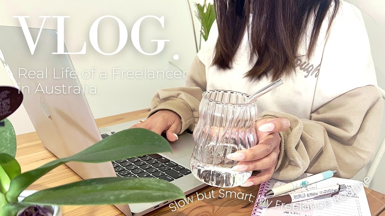 海外フリーランスのリアルすぎる1日 生産性を上げる日々の習慣👩‍💻⌇フリーランスの魅力 ⁝ Vlog
