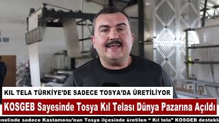 KOSGEB desteği ile Avrupa standartlarına ulaşan Dört Murat Tekstil Kıl telaları Dünya pazarlarında..