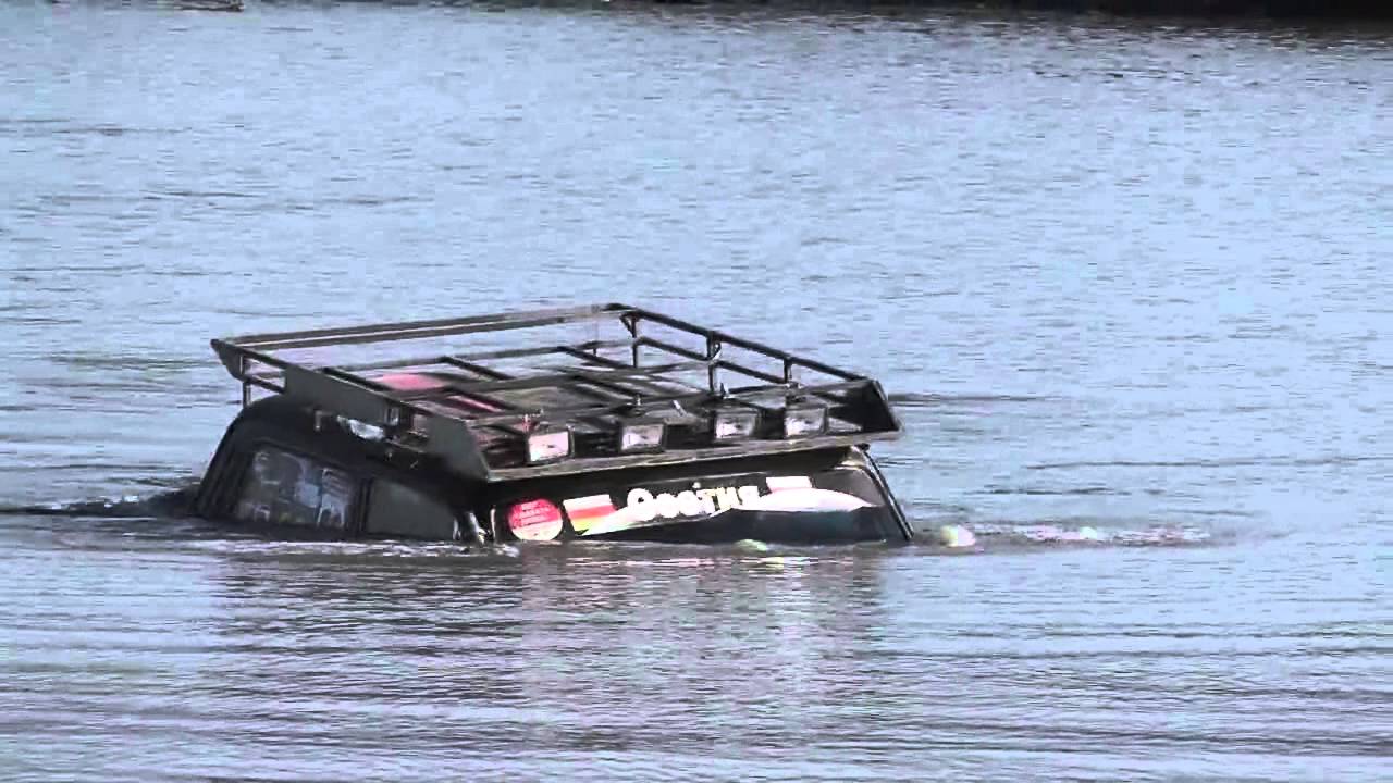 Нива едет под водой. Клуб 4х4 РСО-АЛАНИЯ - YouTube