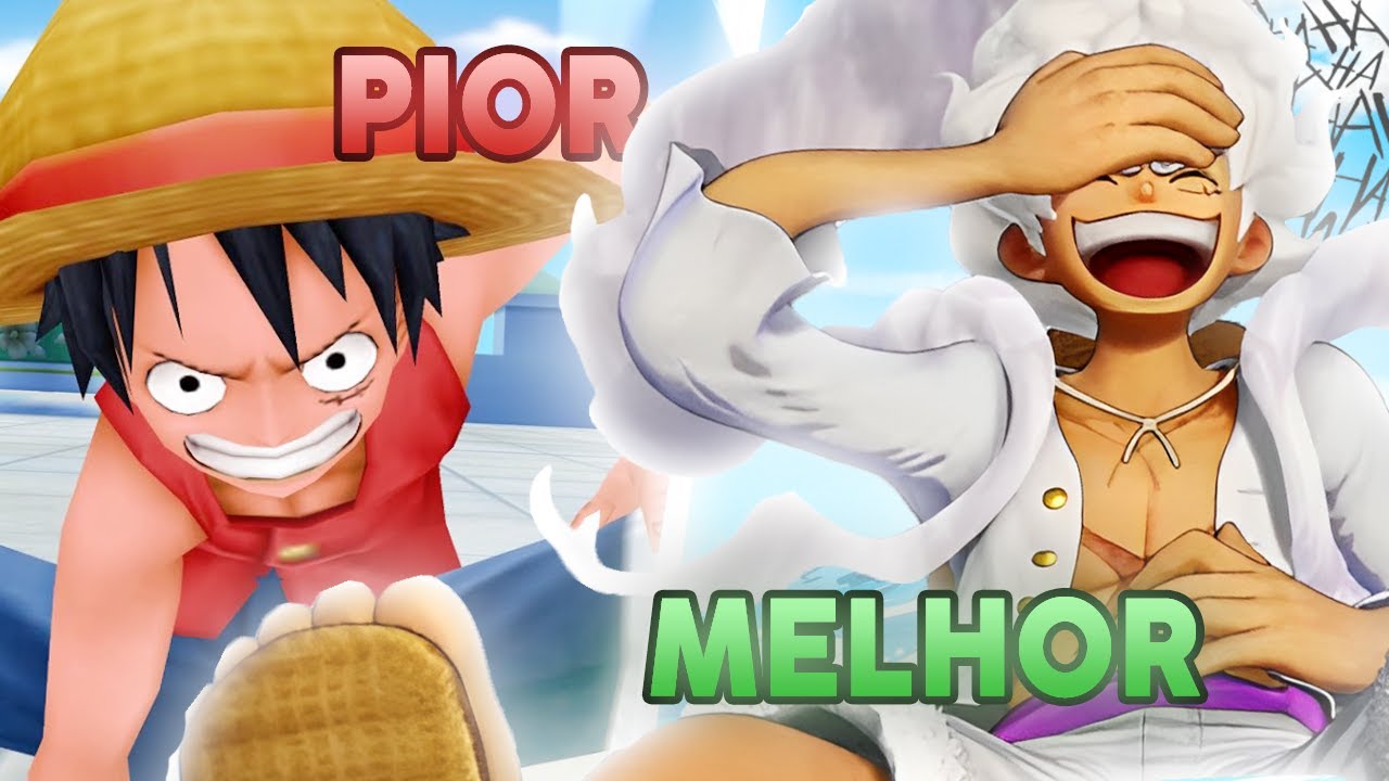 JOGANDO DO PIOR AO MELHOR JOGO DE ONE PIECE