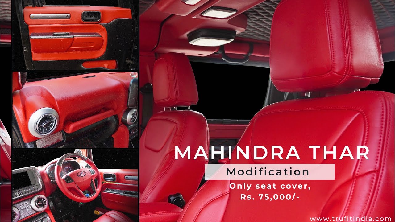 Mahindra Thar Modification | Modified Black Thar | Modified Mahindra ...