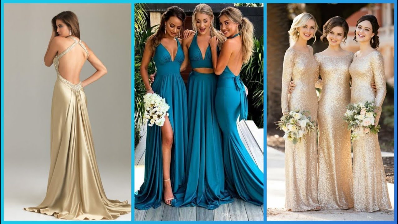 Vestidos Hermosos de y Damas de Honor en tendencia 2021 - YouTube