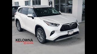 2020 Toyota Highlander LTD Platinum Blizzard Pearl