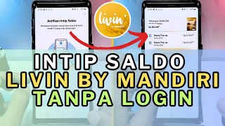 Cara Intip Saldo Livin By Mandiri Tanpa Login