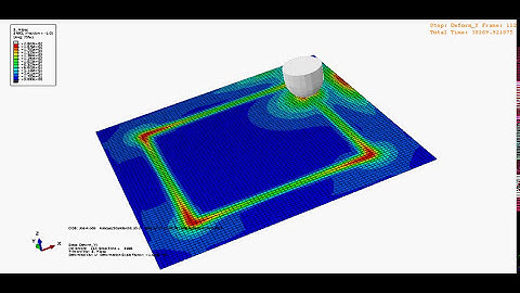 SPIF using ABAQUS Simulation software | ISF | sheet metal forming | ANSYS analysis | Abaqus