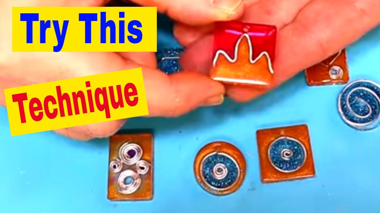 RESIN Jewelry for Beginners - How to Add Wire Detail