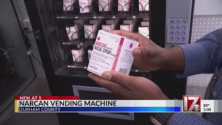 A second Narcan vending machine unveiled in Durham County with goal of saving lives