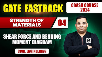 Strength of Materials 04 | Shear Force and Bending Moment Diagram | Civil Engineering | GATE 2024