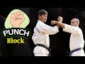 Middle punch block karna sikhe || online karate  training || Shahabuddin karate