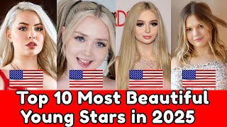 Top 10 Most Beautiful Young Stars in 2025  Rising Celebrity Countdown