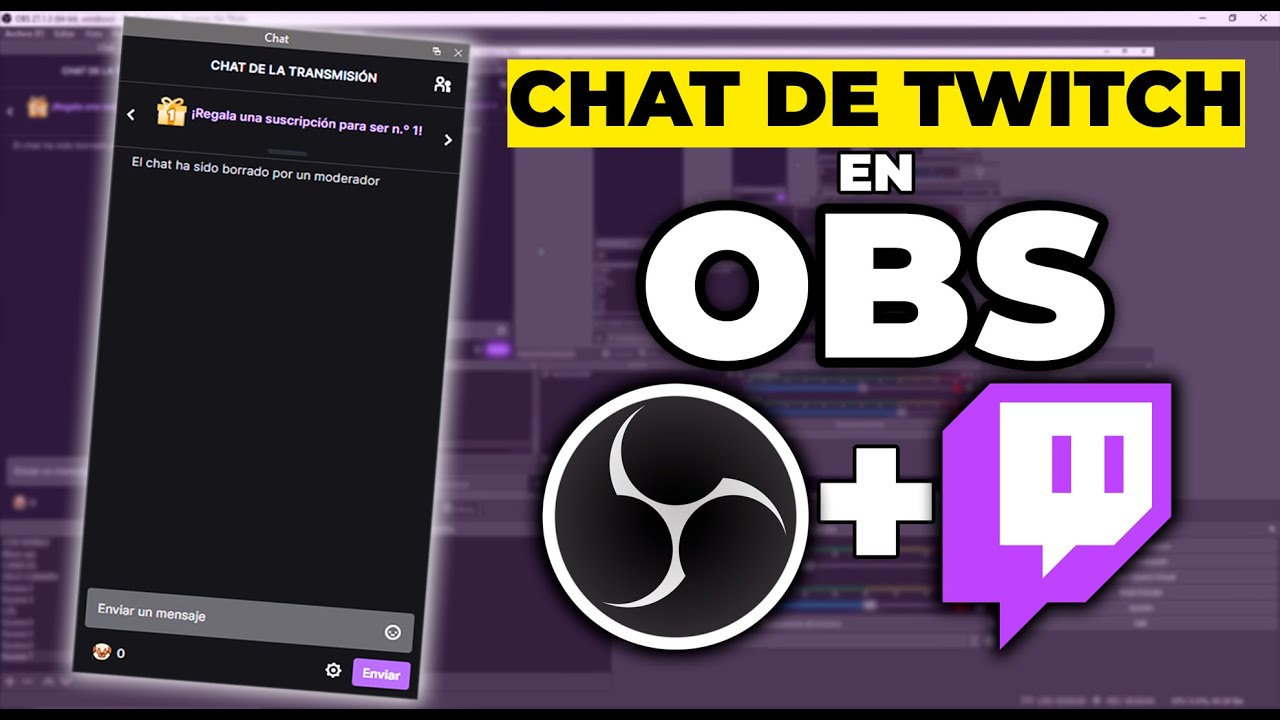 COMO PONER EL CHAT DE TWITCH EN OBS STUDIO 2022🟣RAPIDO Y SENCILLO✅BIEN EXPLICADO✅