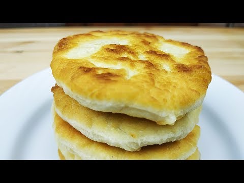 Хлебные лепешки ИЗ НИЧЕГО на сковороде. Бюджетно, просто, вкусно!