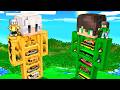 COSTRUIAMO un GARAGE per AUTO dentro STATUE GIGANTI su Minecraft!