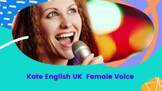 Kate English UK Female Voice 1 Text to Speech Converter screenshot 3