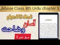 Ustaad ka Ehtram Class 8 Urdu Explanation || JKBOSE CLASS 8th Urdu Chapter 5 Easy Explanation ||