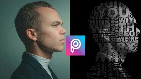 Face Text Typography || PicsArt Editing Tutorial