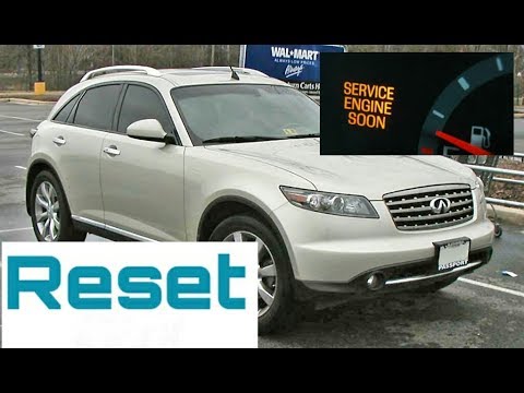 Как сбросить Service Engine в ближайшее время. Свет на infiniti fx35 2005 года выпуска.....
