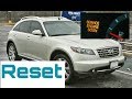 How to reset Service Engine soon Light on a 2005 infiniti fx35.....