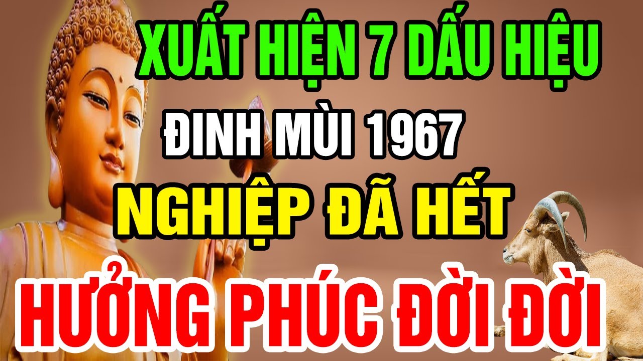 7 Dấu Hiệu Chứng Tỏ Tuổi Đinh Mùi 1967 Đã Trả Hết Nghiệp, Được Trời Thương Phật Độ, Sướng Cả Đời
