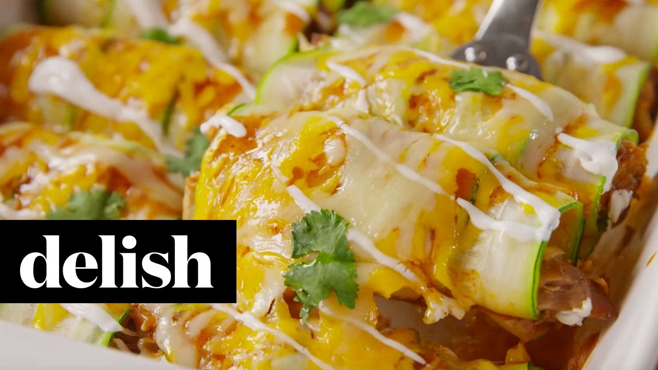 Zucchini Enchiladas Delish YouTube