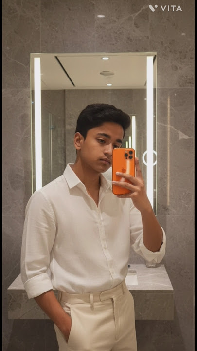 Instagram Viral Mirror iPhonePhoto Editing Prompt |GoogleGemini Viral iPhone PhotoEditing Prompt