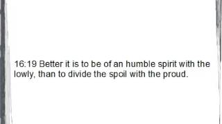 Proverbs Chapter 16