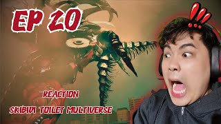 Reaction Skibidi Toilet Multiverse ep 20 Drill Titan ไททันปีศาจไคจู