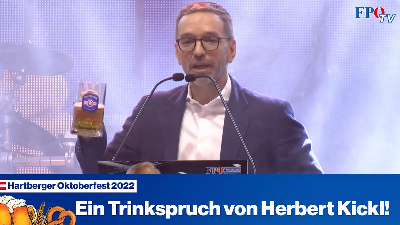 Ein Trinkspruch von Herbert Kickl🍺