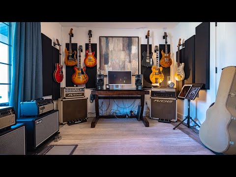 MINIMALIST HOME STUDIO Setup 2022 | Mitch Gallagher (studio Tour)