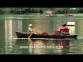 Boat ride in naini jheel  nainital uttarakhand