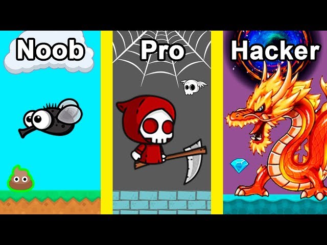 NOOB vs PRO vs HACKER in FlyOrDie.io [EPIC] 