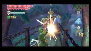 Skyward Sword - Sky Keep - Dreadfuse Mini Boss Battle HD screenshot 2