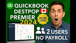 ✅ QuickBooks Desktop Premier 2024 CA | Lifetime License  | Full Review & Setup 🔥