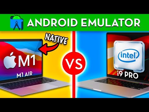 Android Emulator FASTER than MacBook Pro Intel Core i9? | M1 Comparison