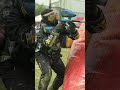 Short Battle Ends in DEFEAT! #paintball #ouch
