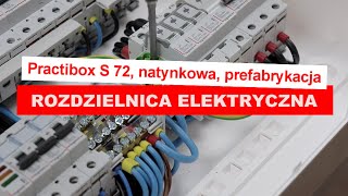 PRACTIBOX S 72 distribution board, surface-mounted, prefabricated | electrical box