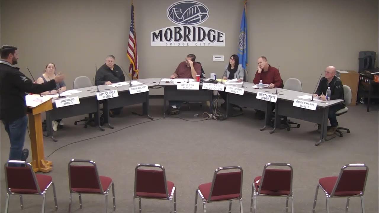 December 28, 2022 City of Mobridge Council Special Meeting YouTube