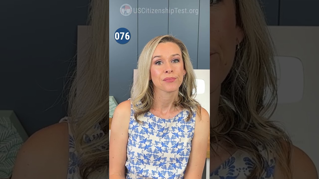 Official USCIS 128 Civics Q 76 | US Citizenship Test 2025 civics #n400  #citizenshipwithjackie