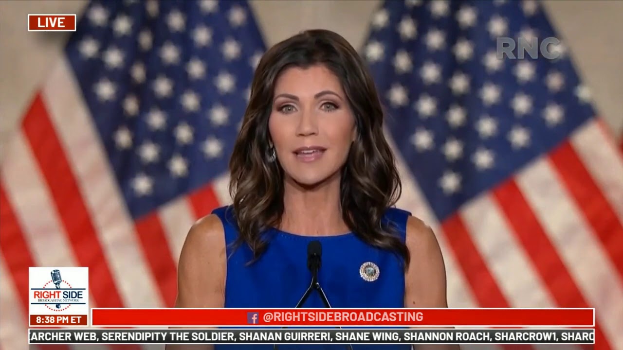 🔴 South Dakota Governor Kristi Noem Speech at RNC 2020
