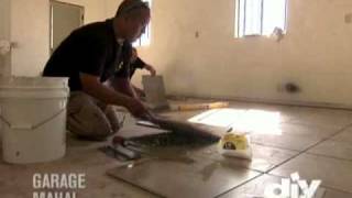 Laying Garage Floor Tile