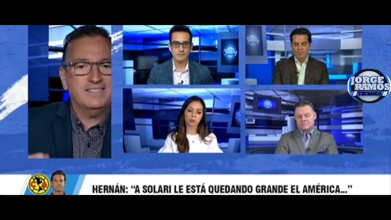 AMÉRICA le queda GRANDE a Santiago Solari? - Jorge Ramos y su Banda