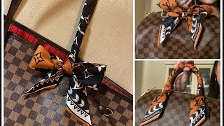 Four Ways to Tie a Bandeau on Louis Vuitton Neverfull and Speedy