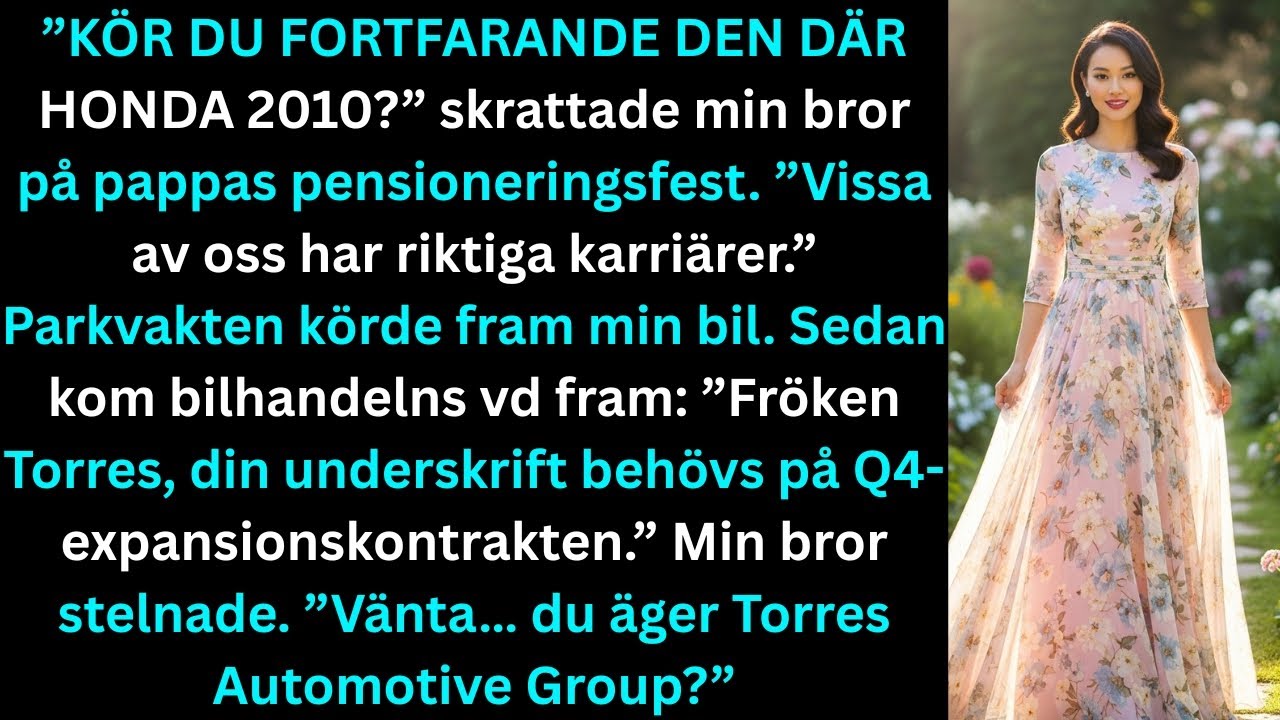 Vid pappas pension: Brorsan hånade min Honda – tills bilhandlarens VD kallade mig 